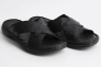 Шлепанцы мужские кожаные 340505  Fashion Черный Фото 4