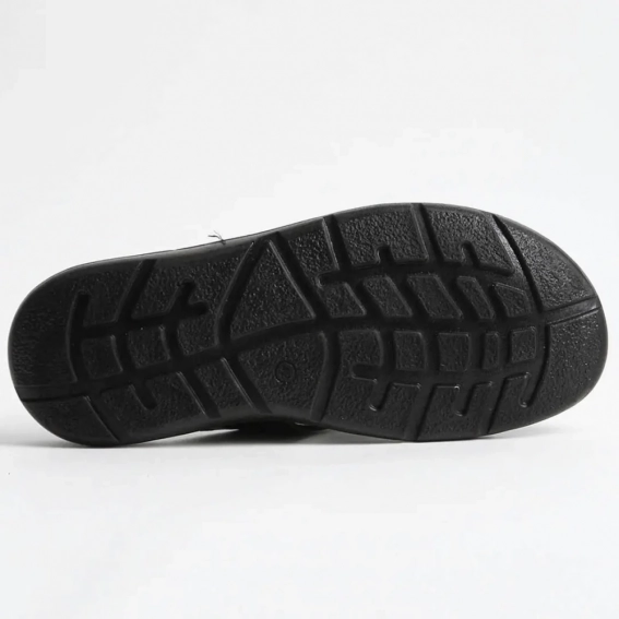 Шлепанцы мужские кожаные 340543  Fashion Коричневый фото 3 — интернет-магазин Tapok