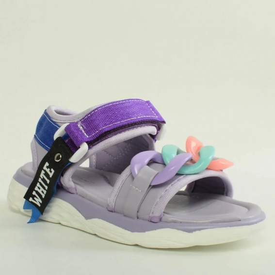 Босоножки детские 338355  Fashion Фиолетовый фото 1 — интернет-магазин Tapok