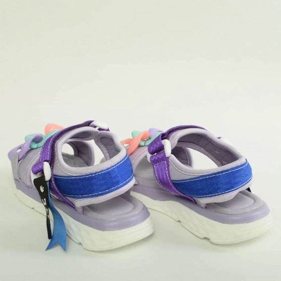 Босоножки детские 338355  Fashion Фиолетовый фото 5 — интернет-магазин Tapok