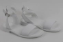 Босоніжки жіночі шкіряні 339707 Fashion Білий Фото 4