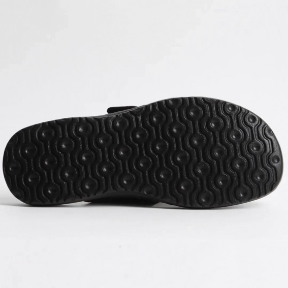 Шлепанцы мужские кожаные 340510  Fashion Черный фото 3 — интернет-магазин Tapok