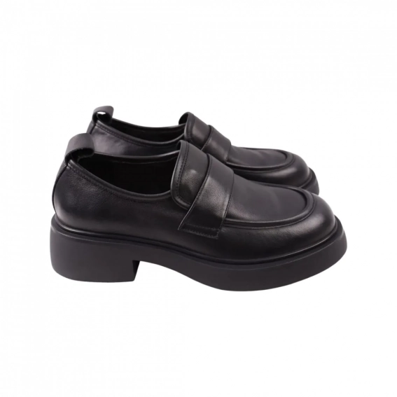 Туфли женские Melanda черные натуральная кожа 219-23DTC фото 1 — интернет-магазин Tapok