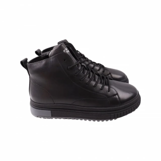 Ботинки мужские Brooman черные натуральная кожа 976-24ZHS