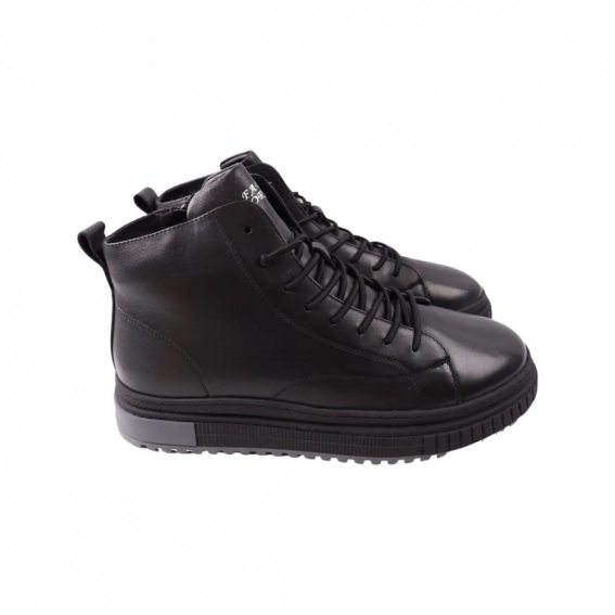 Ботинки мужские Brooman черные натуральная кожа 976-24ZHS фото 1 — интернет-магазин Tapok