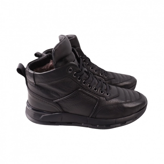 Ботинки мужские Ridge черные натуральная кожа 491-24ZHS фото 1 — интернет-магазин Tapok