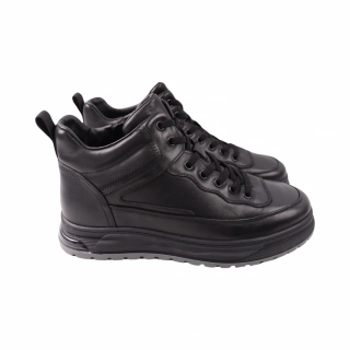 Ботинки мужские Brooman черные натуральная кожа 988-24ZHS