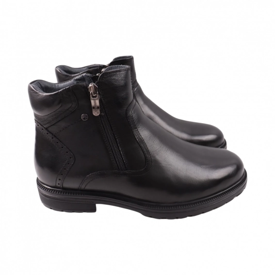 Ботинки мужские Brooman черные натуральная кожа 990-24ZH фото 1 — интернет-магазин Tapok