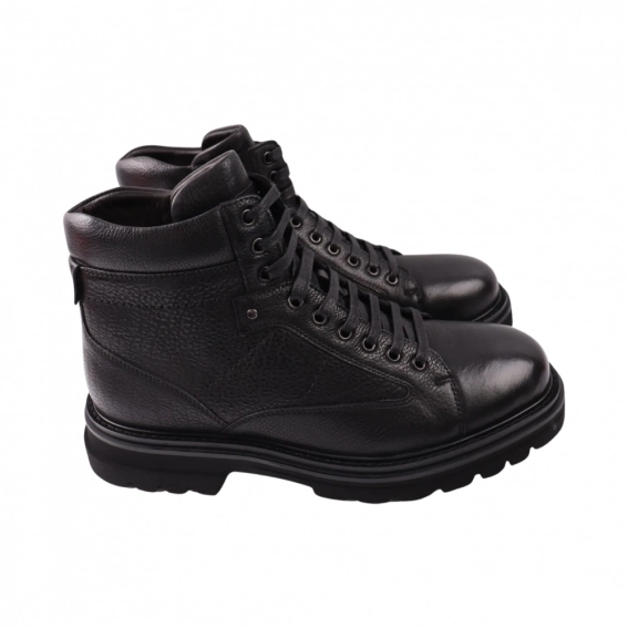 Ботинки мужские Cosottinni черные натуральная кожа 447-24ZHC фото 1 — интернет-магазин Tapok