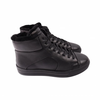 Ботинки мужские Cosottinni черные натуральная кожа 450-24ZHC
