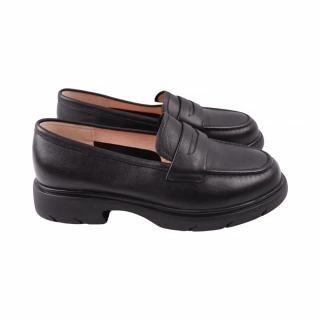 Туфли женские Renzoni черные натуральная кожа 1041-24DTC