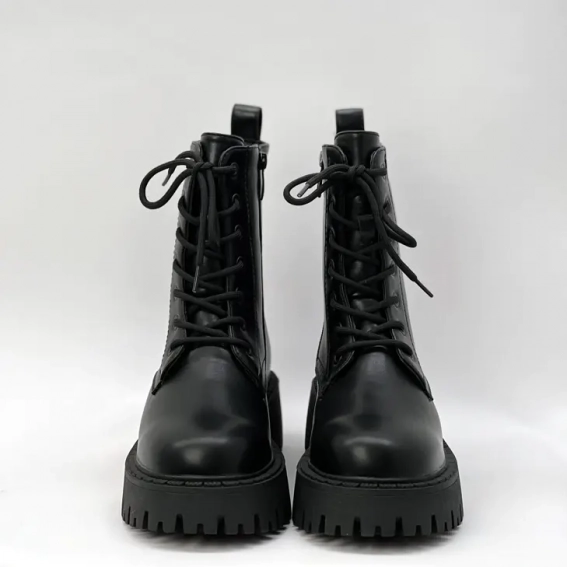 Ботинки зимние детские мех 587196 Черные фото 3 — интернет-магазин Tapok