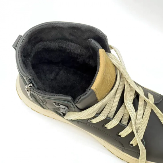 Ботинки подростковые зимние 586996 Черные фото 4 — интернет-магазин Tapok