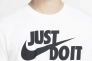 Мужские футболки NIKE TEE JUST DO IT SWOOSH AR5006-100 Фото 2