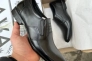 Чоловічі туфлі шкіряні весняно-осінні чорні Ava 38 Фото 1