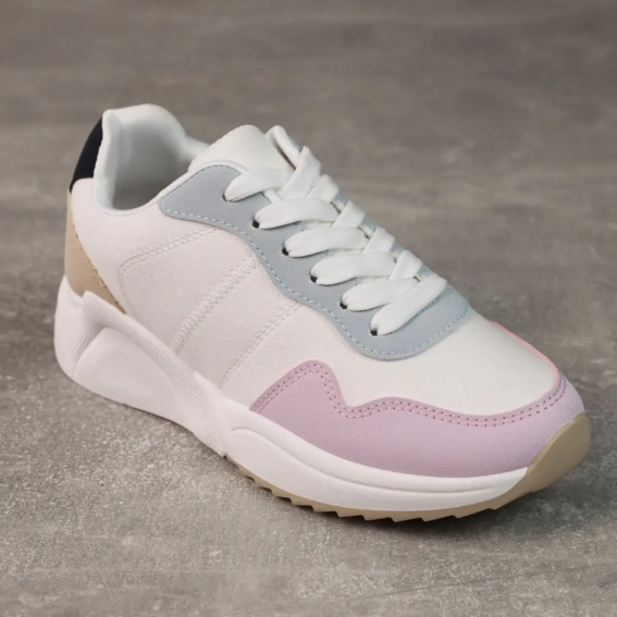Кросівки жіночі 588140 Білі рожеві фото 8 — інтернет-магазин Tapok