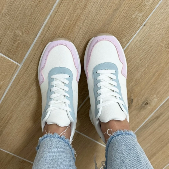 Кросівки жіночі 588140 Білі рожеві фото 18 — інтернет-магазин Tapok