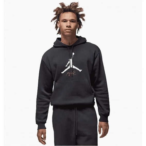 Кофта чоловіча Jordan Ess Flc Baseline Hoodie (FD7545-010) фото 1 — інтернет-магазин Tapok