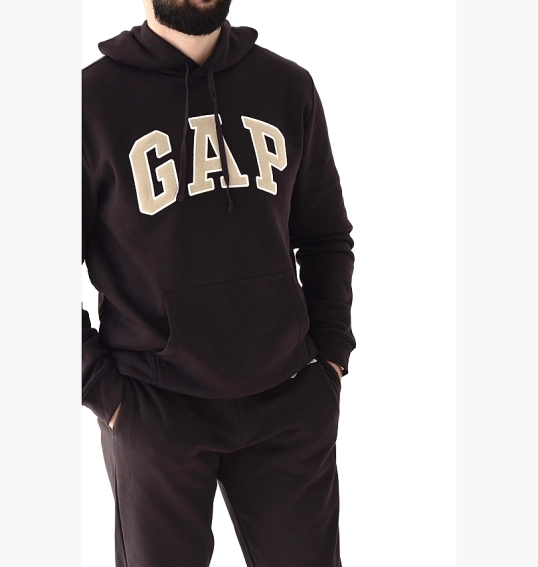 Худі чоловіче Gap Logo Hoodie Tiktok Brown 546844341 фото 25 — інтернет-магазин Tapok
