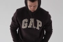 Худі чоловіче Gap Logo Hoodie Tiktok Brown 546844341 Фото 27