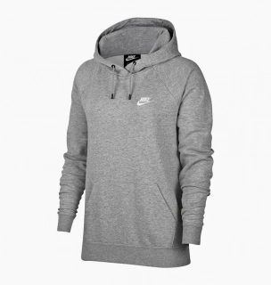 Худые Nike W Essential Fleece Hoodie Grey BV4124-063