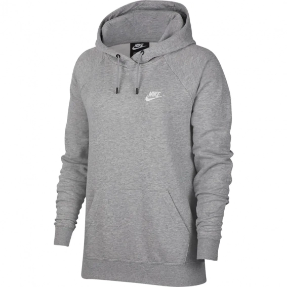 Худые Nike W Essential Fleece Hoodie Grey BV4124-063 фото 2 — интернет-магазин Tapok