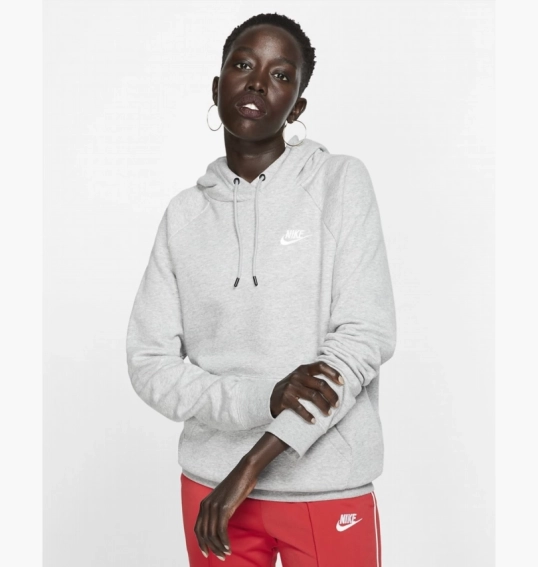Худые Nike W Essential Fleece Hoodie Grey BV4124-063 фото 7 — интернет-магазин Tapok