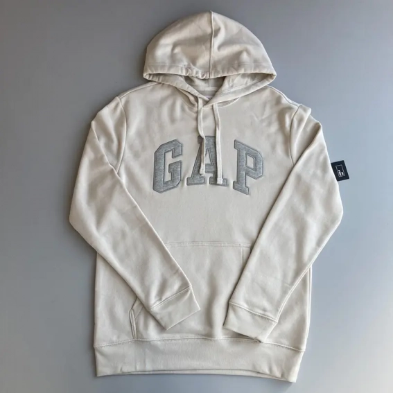 Худые Gap Logo Hoodie Unbleached White 546844321 фото 2 — интернет-магазин Tapok