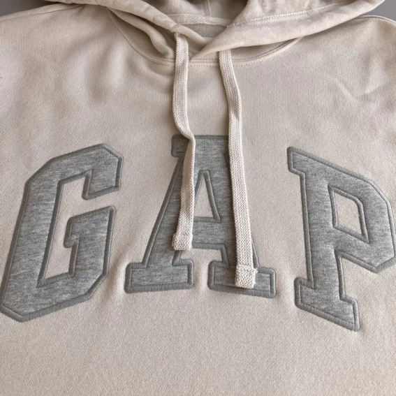 Худые Gap Logo Hoodie Unbleached White 546844321 фото 5 — интернет-магазин Tapok