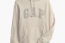 Худые Gap Logo Hoodie Unbleached White 546844321 Фото 9