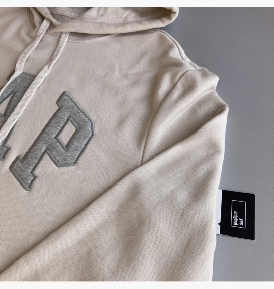 Худые Gap Logo Hoodie Unbleached White 546844321 фото 20 — интернет-магазин Tapok