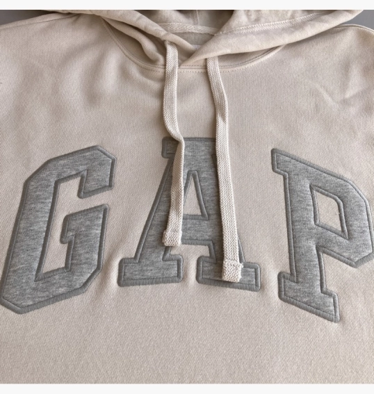 Худые Gap Logo Hoodie Unbleached White 546844321 фото 21 — интернет-магазин Tapok