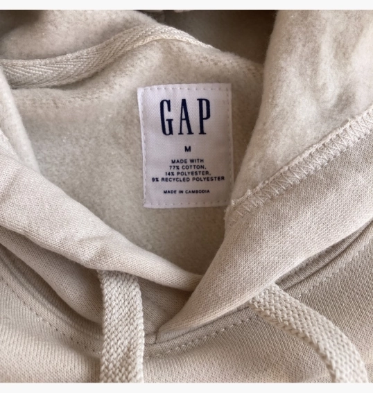 Худые Gap Logo Hoodie Unbleached White 546844321 фото 23 — интернет-магазин Tapok