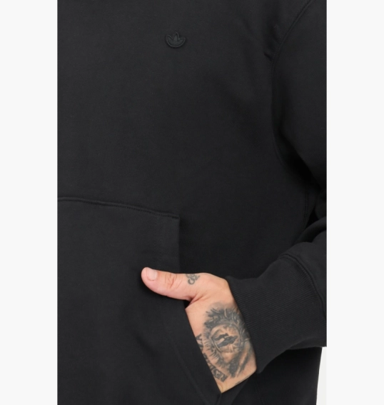 Худі чоловіче Adidas Adicolor Trefoil Pullover Hoodie Black H11377 фото 12 — інтернет-магазин Tapok