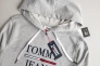 Худые Tommy Hilfiger Logo Hoodie In Grey T1BH0BHZ Фото 8