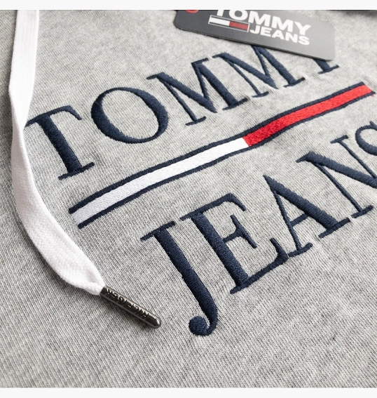 Худые Tommy Hilfiger Logo Hoodie In Grey T1BH0BHZ фото 13 — интернет-магазин Tapok