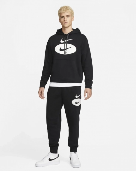 Худі Nike Mens Fleece Pullover Hoodie Black Dm5458-010 фото 2 — інтернет-магазин Tapok