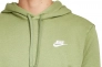Худые Nike Sportswear Club Fleece Pullover Hoodie Green Bv2654-334 Фото 4