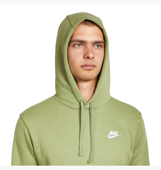 Худые Nike Sportswear Club Fleece Pullover Hoodie Green Bv2654-334 фото 12 — интернет-магазин Tapok