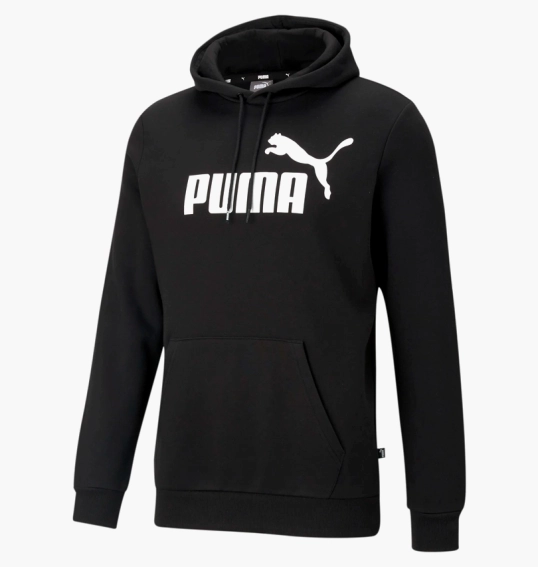 Худые Puma Essentials Big Logo Mens Hoodie Black 846812-01 фото 4 — интернет-магазин Tapok