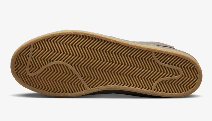 Кроссовки Nike Sb Zoom Blazer Mid Premium Plus Brown Dv5468-200 фото 2 — интернет-магазин Tapok