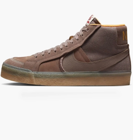 Кроссовки Nike Sb Zoom Blazer Mid Premium Plus Brown Dv5468-200 фото 7 — интернет-магазин Tapok