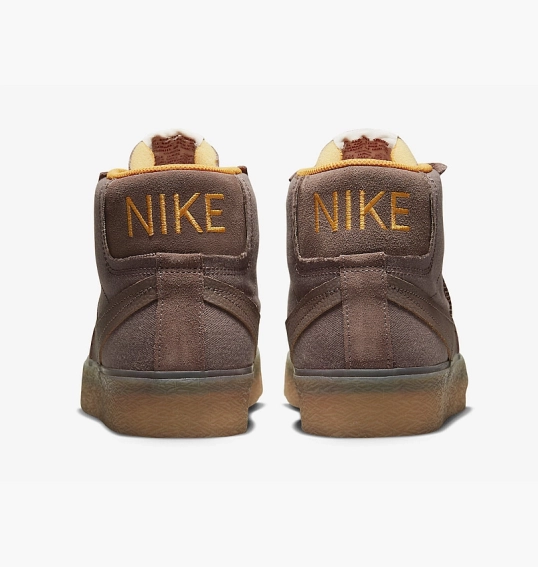 Кросівки Nike Sb Zoom Blazer Mid Premium Plus Brown Dv5468-200 фото 9 — інтернет-магазин Tapok