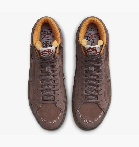 Кросівки Nike Sb Zoom Blazer Mid Premium Plus Brown Dv5468-200 фото 10 — інтернет-магазин Tapok