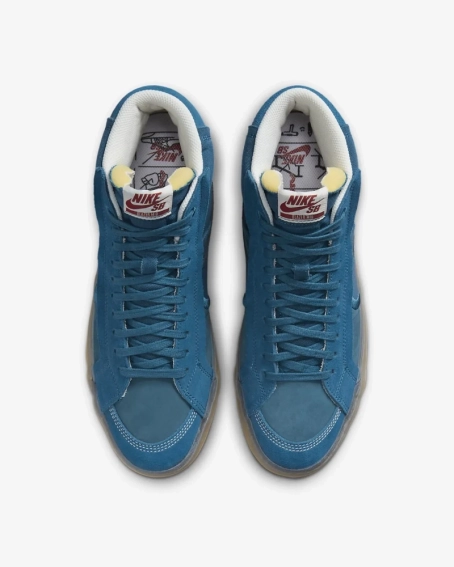 Кросівки Nike Sb Zoom Blazer Mid Premium Plus Blue Dv5468-300 фото 3 — інтернет-магазин Tapok