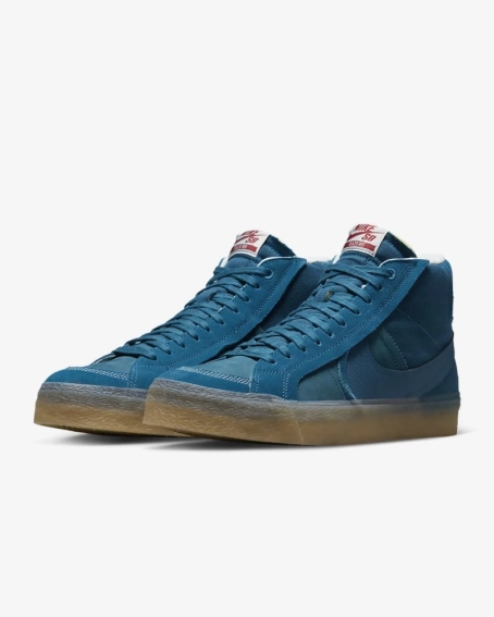 Кросівки Nike Sb Zoom Blazer Mid Premium Plus Blue Dv5468-300 фото 4 — інтернет-магазин Tapok