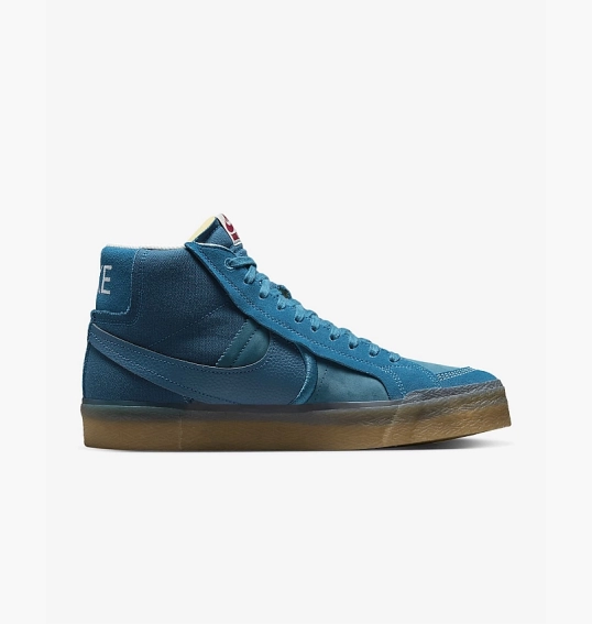 Кросівки Nike Sb Zoom Blazer Mid Premium Plus Blue Dv5468-300 фото 10 — інтернет-магазин Tapok