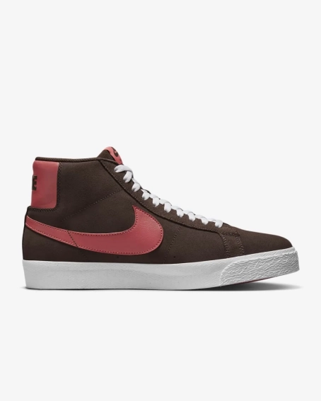 Кроссовки Nike Zoom Blazer Mid Skate Shoes Brown Fd0731-200 фото 2 — интернет-магазин Tapok