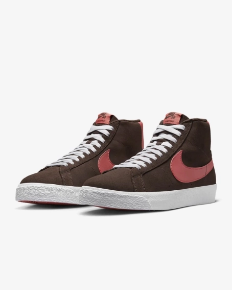 Кроссовки Nike Zoom Blazer Mid Skate Shoes Brown Fd0731-200 фото 4 — интернет-магазин Tapok