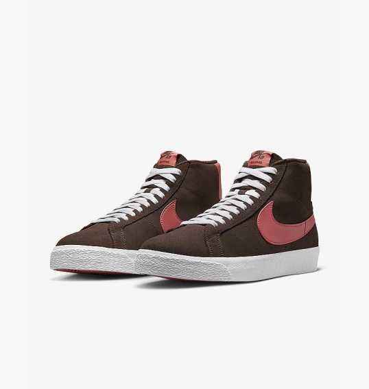 Кроссовки Nike Zoom Blazer Mid Skate Shoes Brown Fd0731-200 фото 12 — интернет-магазин Tapok